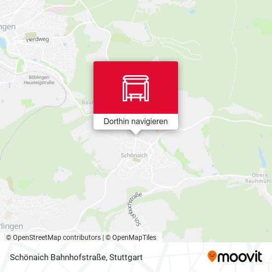 Schönaich Bahnhofstraße Karte