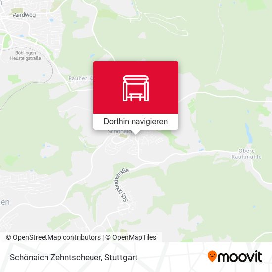 Schönaich Zehntscheuer Karte
