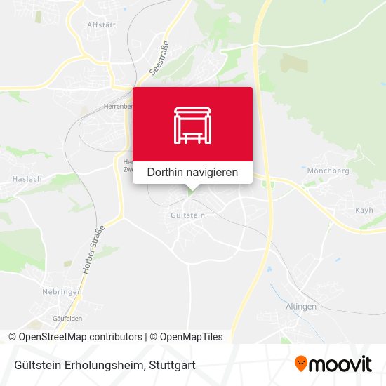 Gültstein Erholungsheim Karte