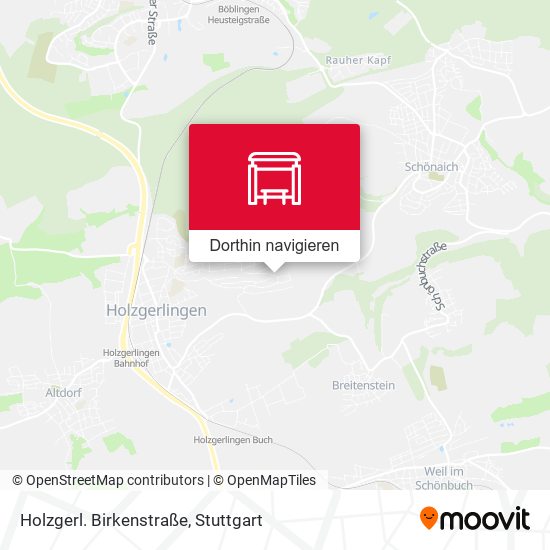 Holzgerl. Birkenstraße Karte