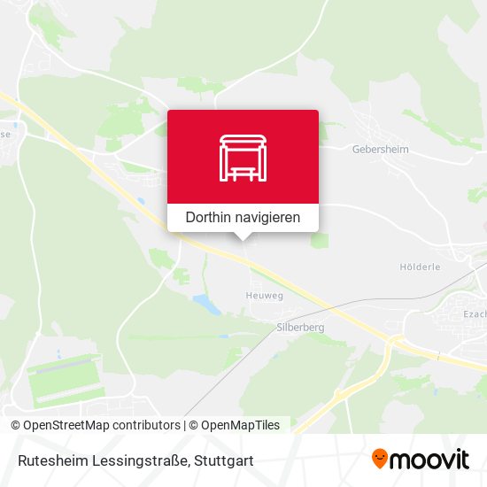 Rutesheim Lessingstraße Karte