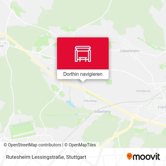 Rutesheim Lessingstraße Karte