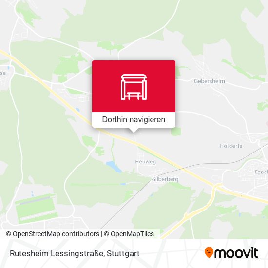 Rutesheim Lessingstraße Karte