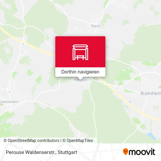 Perouse Waldenserstr. Karte