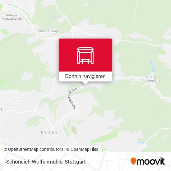 Schönaich Wolfenmühle Karte