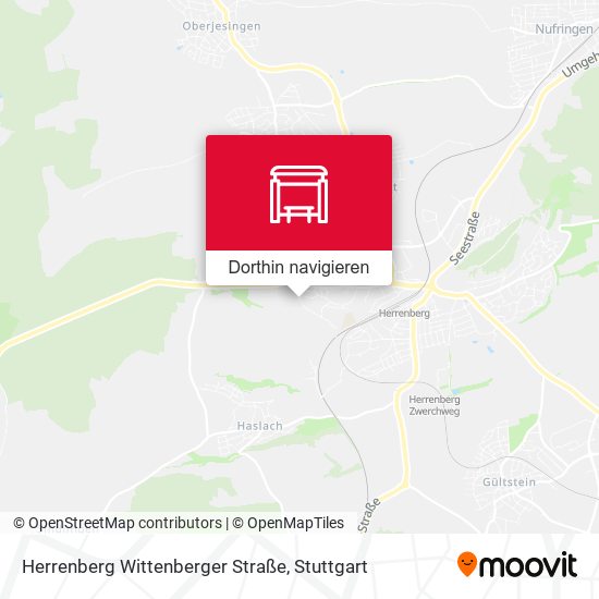 Herrenberg Wittenberger Straße Karte
