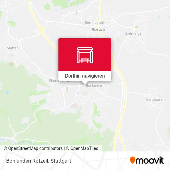 Bonlanden Rotzeil Karte