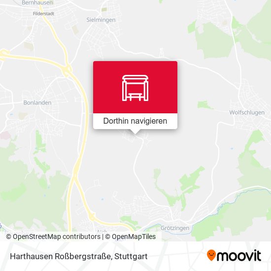 Harthausen Roßbergstraße Karte