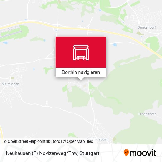 Neuhausen (F) Novizenweg/Thw Karte