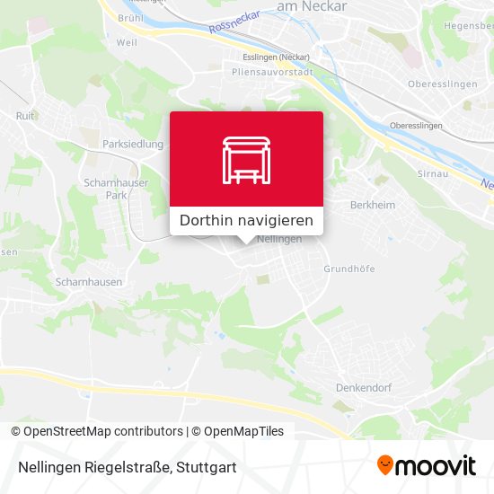 Nellingen Riegelstraße Karte