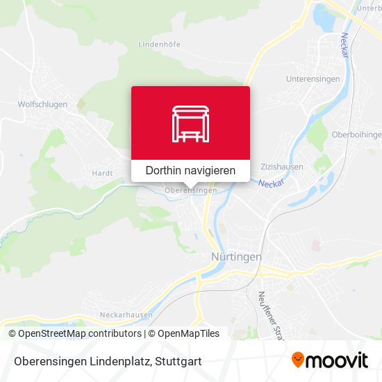Oberensingen Lindenplatz Karte