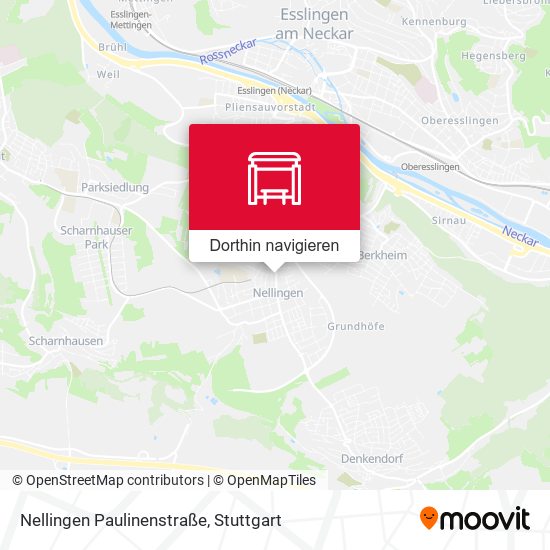 Nellingen Paulinenstraße Karte