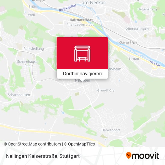 Nellingen Kaiserstraße Karte