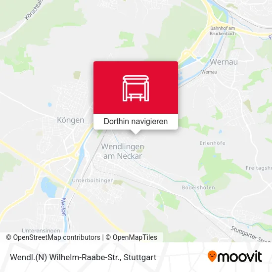 Wendl.(N) Wilhelm-Raabe-Str. Karte