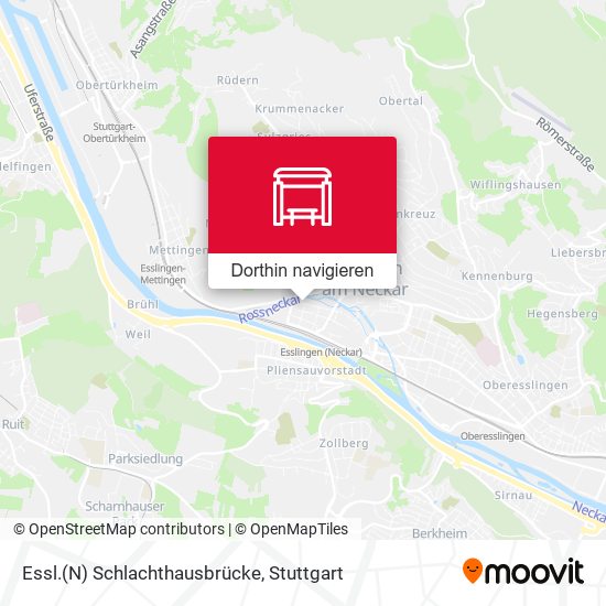 Essl.(N) Schlachthausbrücke Karte