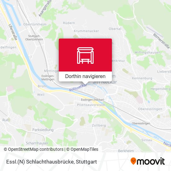 Essl.(N) Schlachthausbrücke Karte