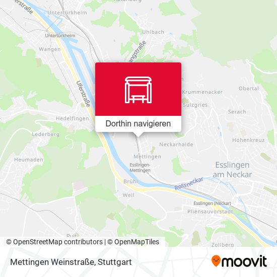 Mettingen Weinstraße Karte