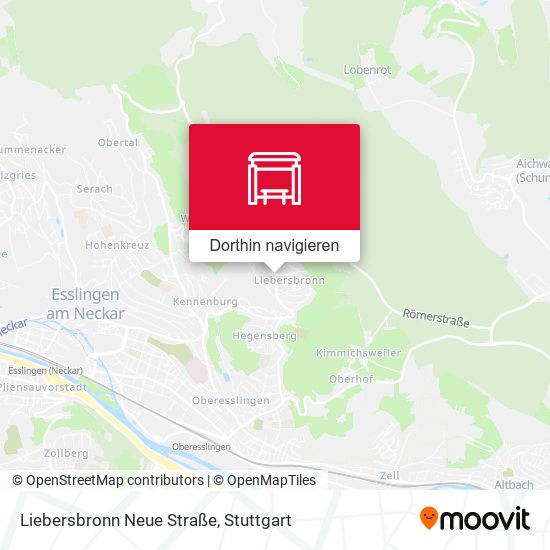 Liebersbronn Neue Straße Karte