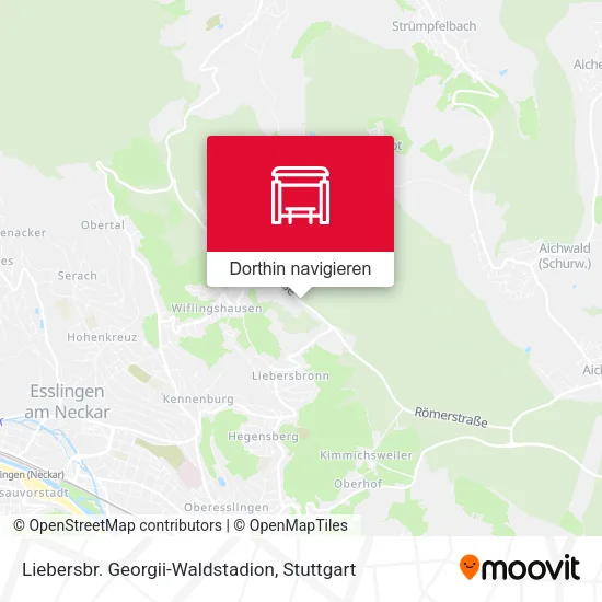Liebersbr. Georgii-Waldstadion Karte