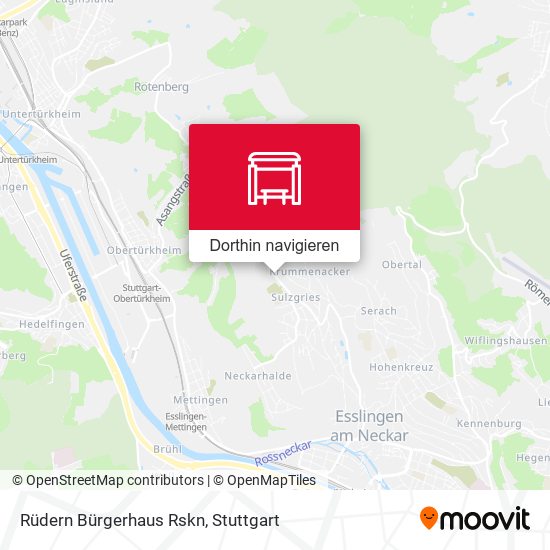 Rüdern Bürgerhaus Rskn Karte