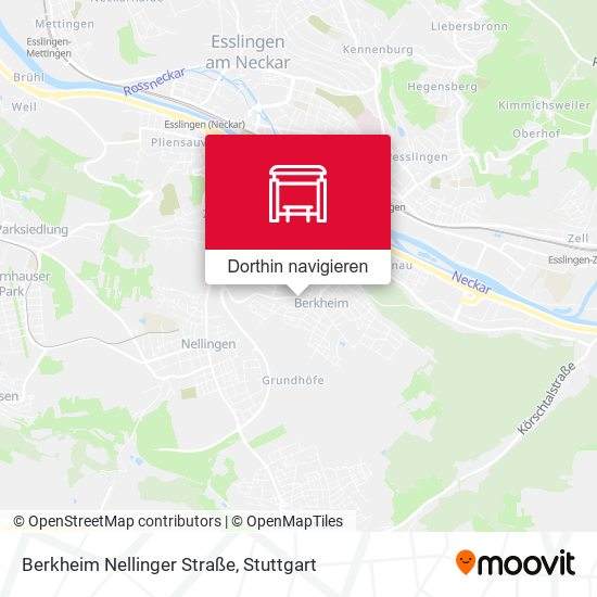 Berkheim Nellinger Straße Karte