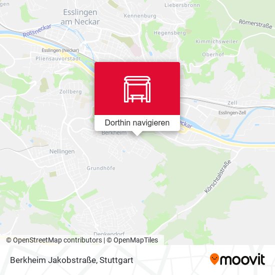 Berkheim Jakobstraße Karte