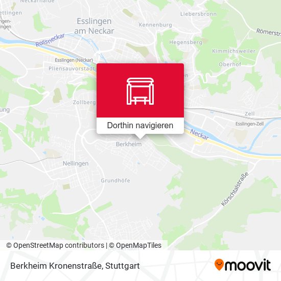 Berkheim Kronenstraße Karte