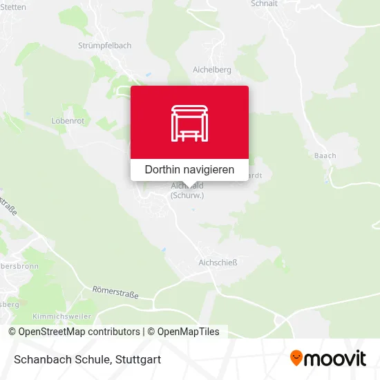 Schanbach Schule Karte