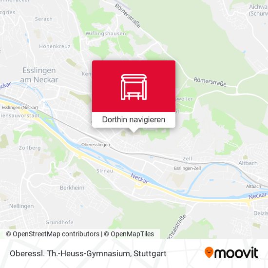 Oberessl. Th.-Heuss-Gymnasium Karte