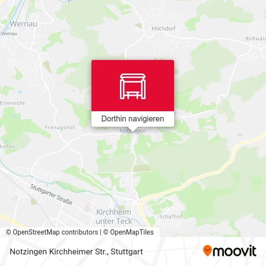 Notzingen Kirchheimer Str. Karte