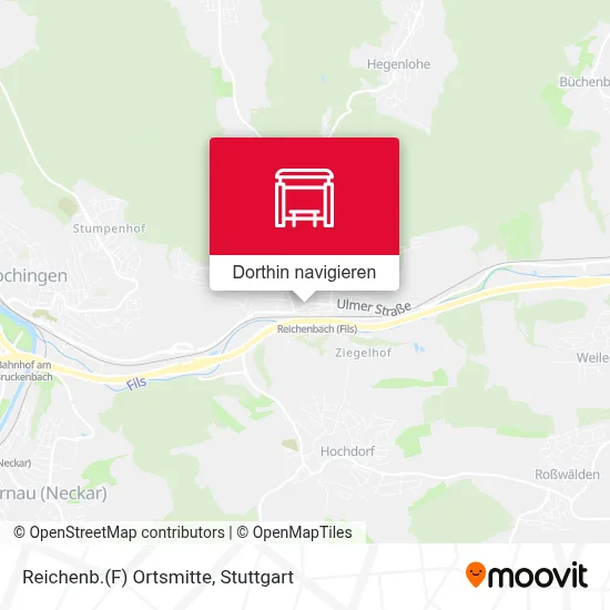 Reichenb.(F) Ortsmitte Karte