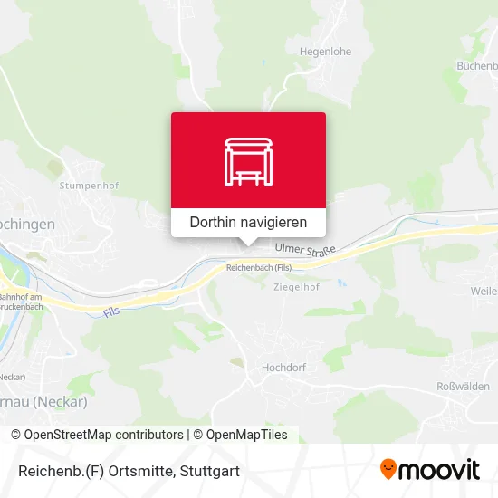 Reichenb.(F) Ortsmitte Karte