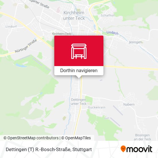 Dettingen (T) R.-Bosch-Straße Karte