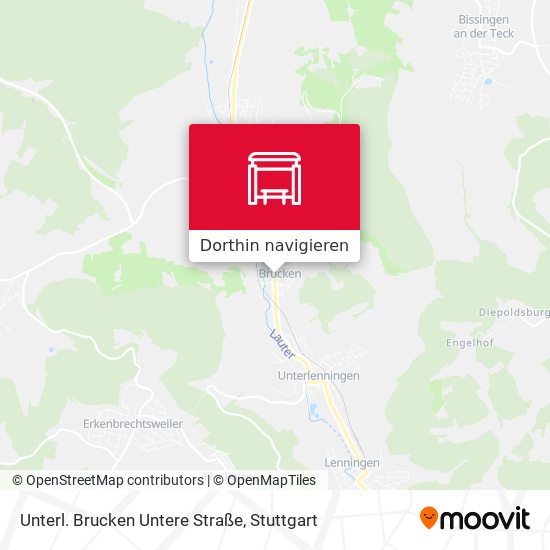 Unterl. Brucken Untere Straße Karte