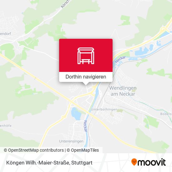 Köngen Wilh.-Maier-Straße Karte