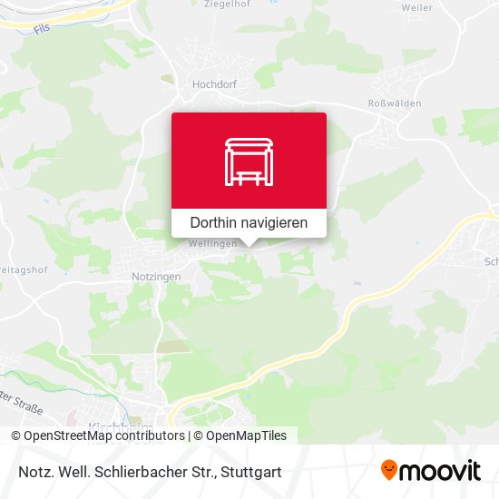 Notz. Well. Schlierbacher Str. Karte