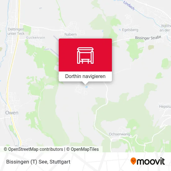 Bissingen (T) See Karte