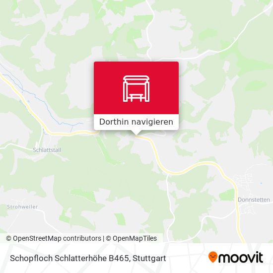 Schopfloch Schlatterhöhe B465 Karte