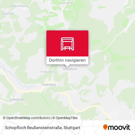 Schopfloch Reußensteinstraße Karte