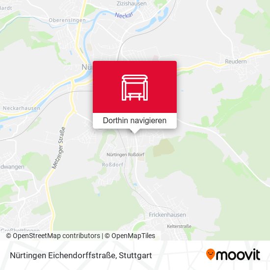 Nürtingen Eichendorffstraße Karte