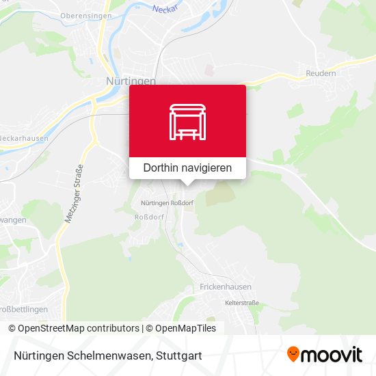 Nürtingen Schelmenwasen Karte