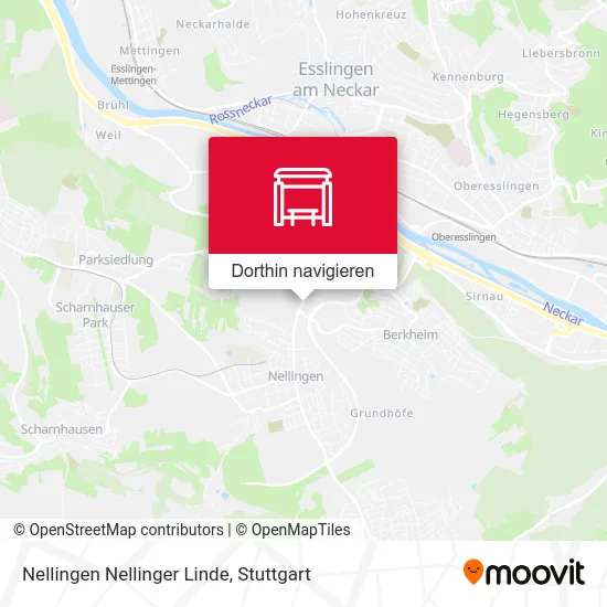 Nellingen Nellinger Linde Karte