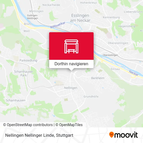 Nellingen Nellinger Linde Karte