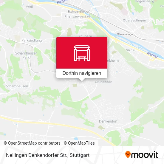 Nellingen Denkendorfer Str. Karte