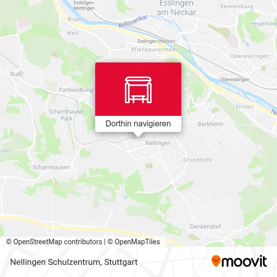 Nellingen Schulzentrum Karte