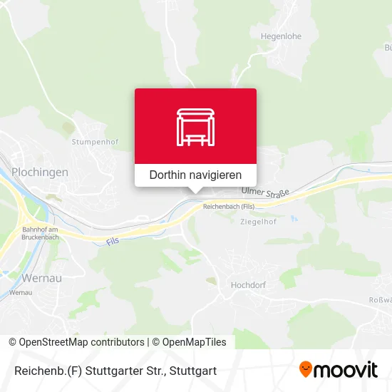 Reichenb.(F) Stuttgarter Str. Karte