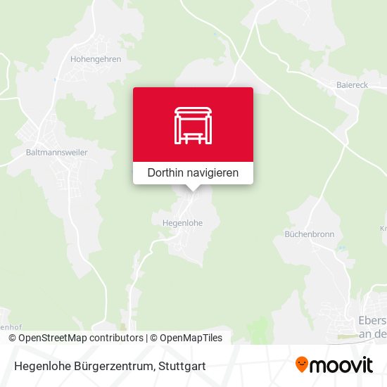Hegenlohe Bürgerzentrum Karte