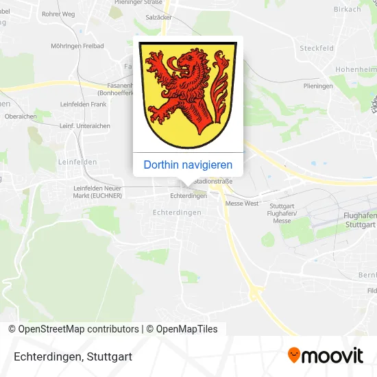 Echterdingen Karte