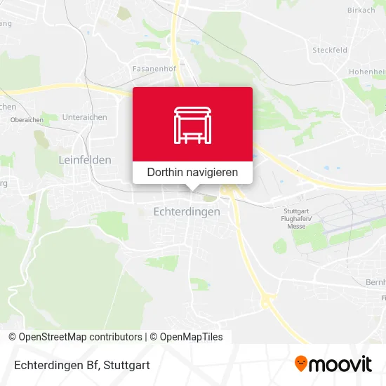 Echterdingen Bf Karte