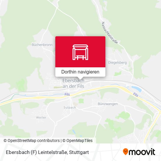 Ebersbach (F) Leintelstraße Karte